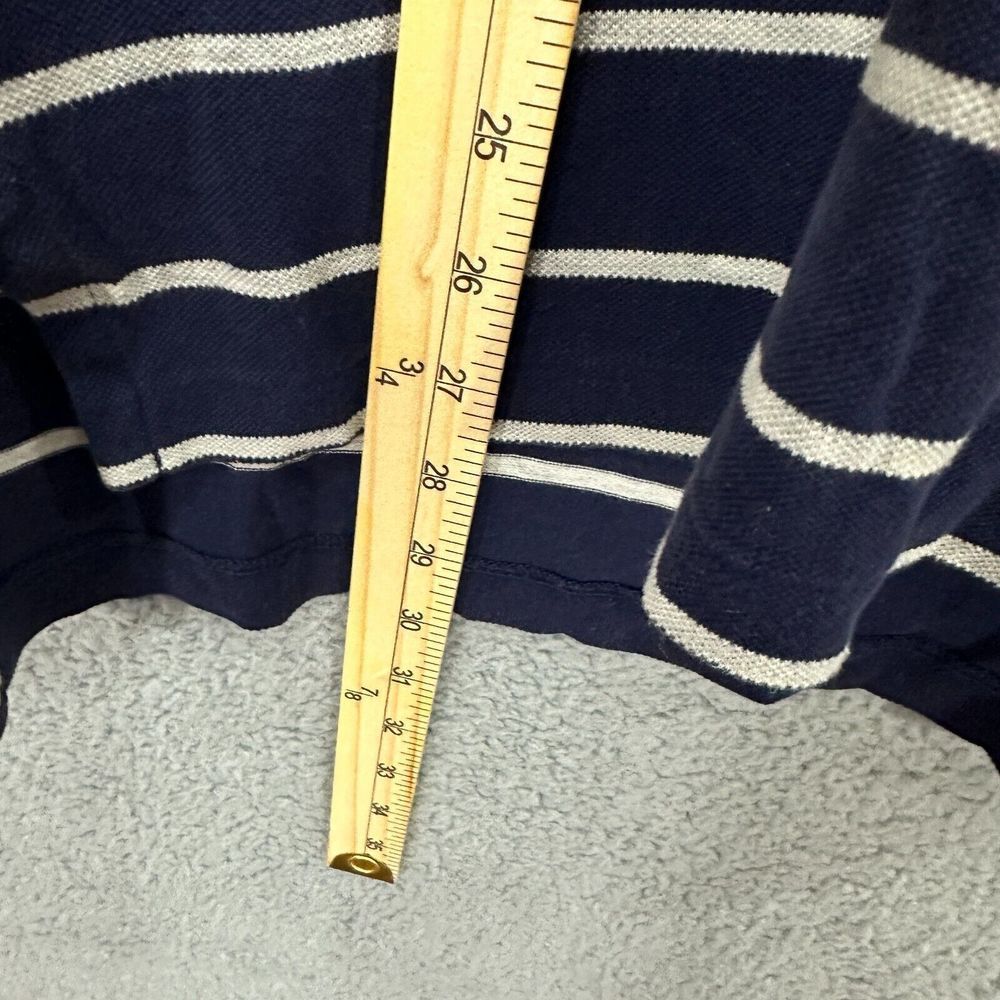 Ralph Lauren Polo Shirt Adult medium blue Pony pima cotton Preppy Casual Mens - Picture 5 of 8